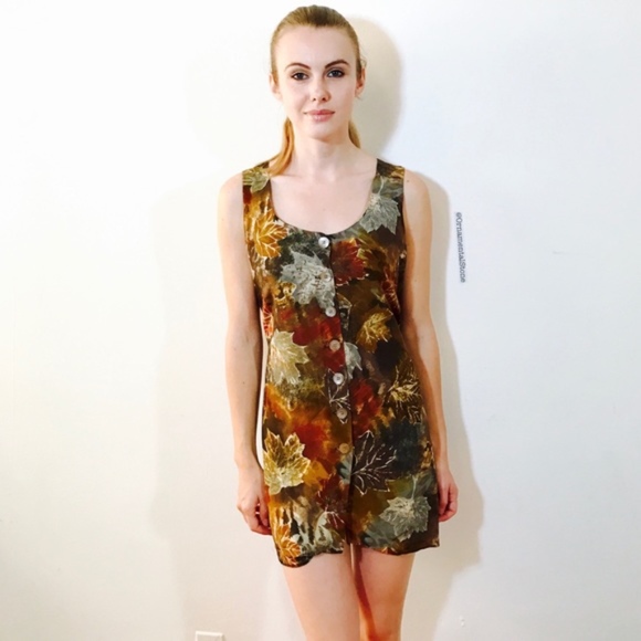 French Connection Tops - FRENCH CONNECTION VINTAGE LEAVES TUNIC DRESS 0195